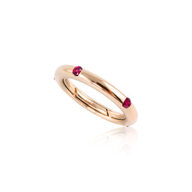 Roségold, Ringe, Adolfo Courrier Bordeaux Ring, Ref: TK2-BDX-03