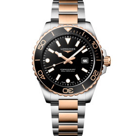 Damen- und Herrenuhr, Longines HYDROCONQUEST, Ref: L3.769.3.58.7