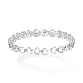 Weißgold, Armschmuck, Messika Joy Cœur Armband 12748-WG