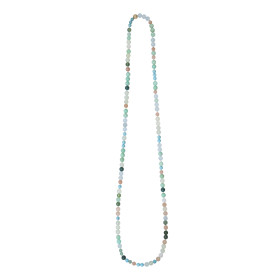         Halsschmuck, Ole Lynggaard Copenhagen Farbsteinkette in türkisfarbenem Motiv 80 cm ohne Verschluss D9981-001