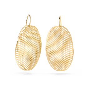 Gelbgold, Ohrringe, Niessing Mirage Ohrhänger ovale Form N334050-cy