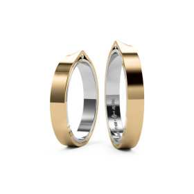 Niessing Refugium Trauringe N351536-3.5mm-1br-gloss-pt-cy