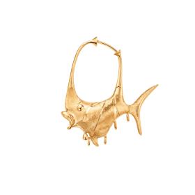 Gelbgold, Ohrringe, Ole Lynggaard Copenhagen Young Fish Ohrring Gross A3148-403