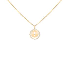 Gelbgold, Halsschmuck, Messika Lucky Move PM Collier 07396-YG