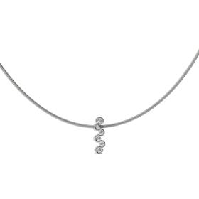 Platin, Halsschmuck, Niessing Diamond Wave Anhänger  N373966-pt