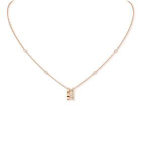 Roségold, Halsschmuck, Messika Move Romane Halskette 07158-PG
