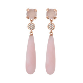 Roségold, Ohrringe, Bron Catch Ohrhänger 8OR4858RQBBRORD