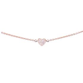 Gelbgold, Armschmuck, Juwelier Michels LOVE Armband Herz Brillant LB-H-SEL-GG