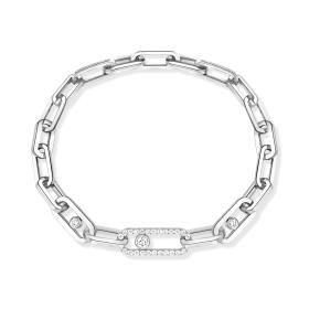 Weißgold, Armschmuck, Messika Move Link Armband 12576-WG