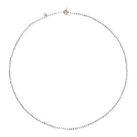 Silber, Halsschmuck, DoDo Halskette Mini-Granelli DCC3005-GRANX-GAGMX