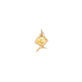 Gelbgold, Halsschmuck, Ole Lynggaard Copenhagen Young Fish Anhänger A3217-402