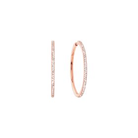 Roségold, Ohrringe, Ole Lynggaard Copenhagen Love Band Creole Large A2599-701