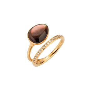 Ringe, Roségold, Gellner Melange Ring 5-23428-02