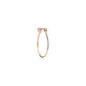 Roségold, Ohrringe, DoDo Creole Essentials DHA6001-HOOPS-0009R