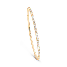 Gelbgold, Armschmuck, Ole Lynggaard Copenhagen Love Band Armreif gerade A2590-401