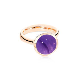 Roségold, Ringe, Tamara Comolli BOUTON Ring Large mit Amethyst, Ref: R-BOU-l-Am-rg_52