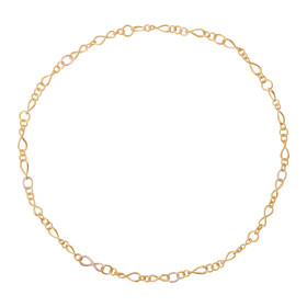 Gelbgold, Halsschmuck, Ole Lynggaard Copenhagen Love Collier A1730-405