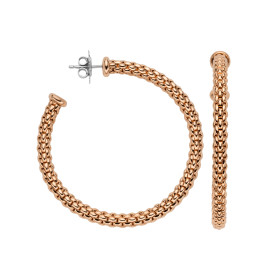         Roségold, Ohrringe, FOPE Essentials Creolen 03E06OX_XX_R_XXX_000