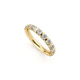 Gelbgold, Ringe, Niessing Memory Ring N331951-0.07ct-gvs2-gloss-cy