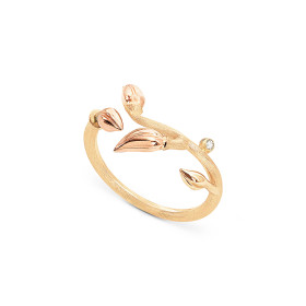 Roségold, Ringe, Ole Lynggaard Copenhagen Blooming Ring A2882-401