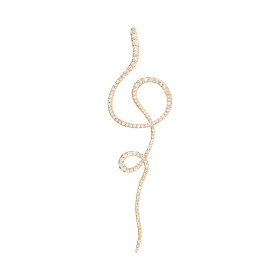         Gelbgold, Ohrringe, Ole Lynggaard Copenhagen Love Bands Twirl-Ohrring A2849-401