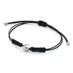         Platin, Armschmuck, Schmuckwerk Textilband Meine Welt OA480-PT-9