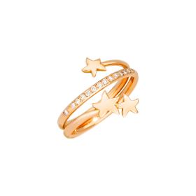 DoDo Ring Stellina „Precious“ mit Diamanten DAC1007-STAR3-DB09R
