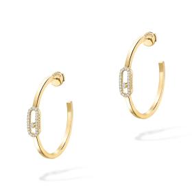 Gelbgold, Ohrringe, Messika Move Uno Creolen KM 12485-YG