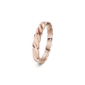 Roségold, Ringe, Niessing Woven Love Ring N401510-3mm-gloss-sug