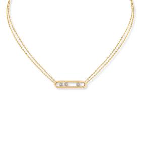 Gelbgold, Halsschmuck, Messika Move Classique Halskette 03997-YG