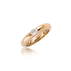        Roségold, Ringe, Adolfo Courrier Plain Ring S4-CD-L