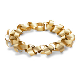         Gelbgold, Halsschmuck, Niessing Halskette Papyr N173090-450mm-nature-cy