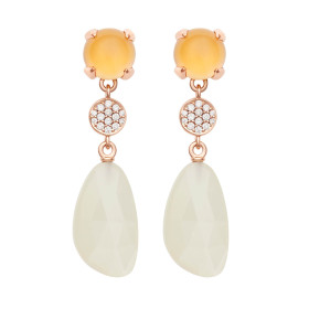         Roségold, Ohrringe, Bron Catch Ohrhänger 8OR4858CICBRMWB