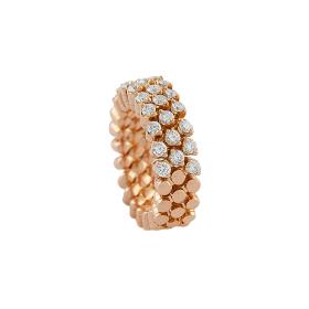 Ringe, Roségold, Serafino Consoli Brevetto Multi-Size Ring RMS 3H2 RG WD