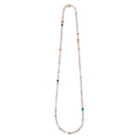         Halsschmuck, Ole Lynggaard Copenhagen Perlenhalskette im Rutil-Motiv 80 cm ohne Verschluss D9982-001