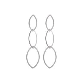 Platin, Ohrringe, Niessing Quinta Navette Ohrhänger N224018-110mm-pt