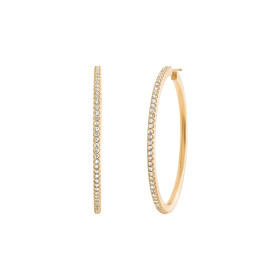         Gelbgold, Ohrringe, Ole Lynggaard Copenhagen Love Bands Creolen giga A2592-401