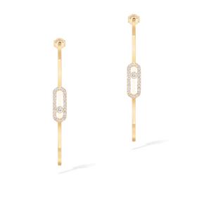 Gelbgold, Ohrringe, Messika Move Uno Creolen  12468-YG
