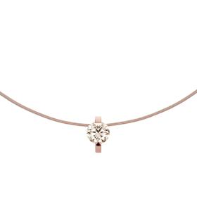 Roségold, Halsschmuck, Niessing Princess Anhänger  N363960-10.1mm-1.5ct-cinnamon-rw