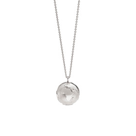         Platin, Halsschmuck, Schmuckwerk Anhänger Meine Welt mit Halskette OH190-PT