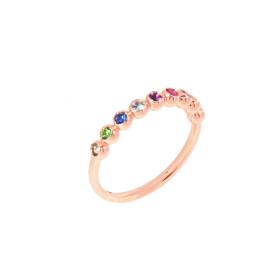 Roségold, Ringe, DoDo Ring Bollicine DAC3005-BOLLI-VA09R