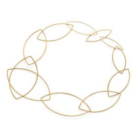 Gelbgold, Halsschmuck, Niessing Spitzbogenkette Halskette N173060-cy