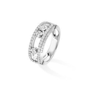 Weißgold, Ringe, Messika Move Classique Pavé Ring, Ref: 04000-WG