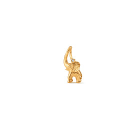         Gelbgold, Halsschmuck, Ole Lynggaard Copenhagen Elephant Anhänger klein A2833-402