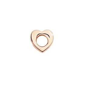 Roségold, Halsschmuck, DoDo Abdeckung Spaltring aus Roségold DUC5001-HEART-0009R