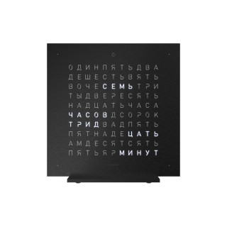  Qlocktwo EARTH 13.5 DEEP BLACK, Ref: T4BLRUSSB