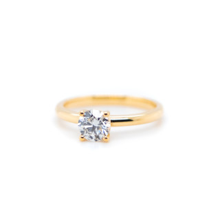 Gelbgold, Ringe, Juwelier Michels CLASSICS Solitär 0,75 Karat Gelbgold, Ref: CRF-4-075-GG