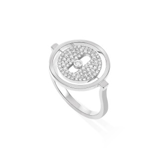 Weißgold, Ringe, Messika Lucky Move Pavé PM Ring, Ref: 07534-WG