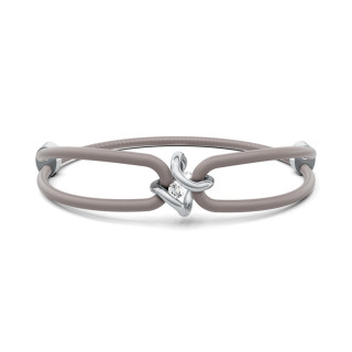 Platin, Armschmuck, Niessing Spannring® Ära Armband, Ref: N392910-grau-pt