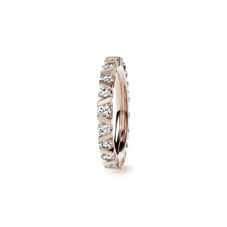 Roségold, Ringe, Niessing Vivida C Ring, Ref: N401940-2.8mm-0.08ct-rw
